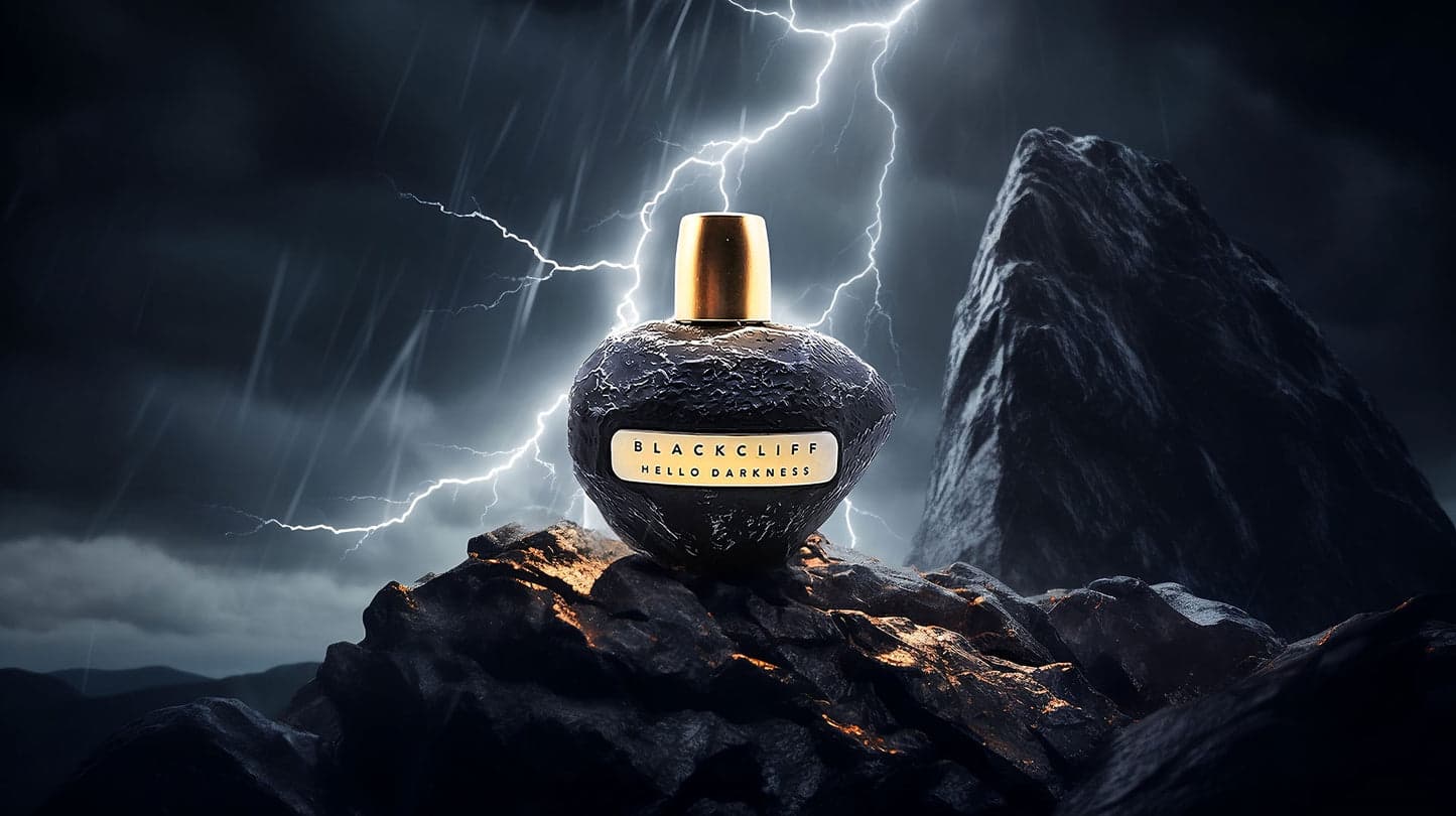 Hello Darkness Perfume Bottle
