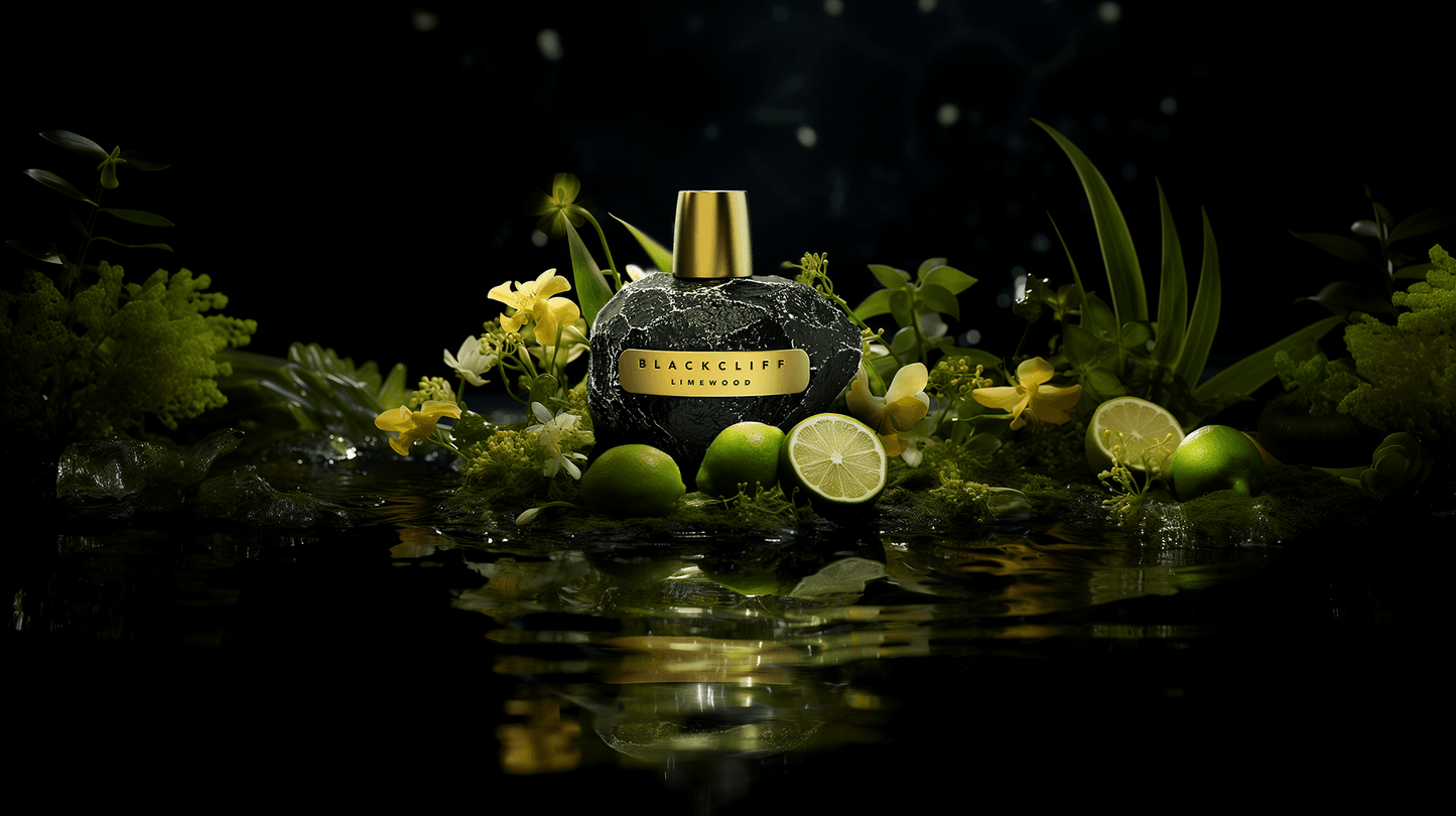 Limewood Perfume Bottle