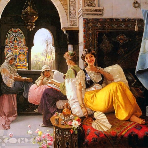 Bessarabian Veranda-Resinous Perfume Bottle