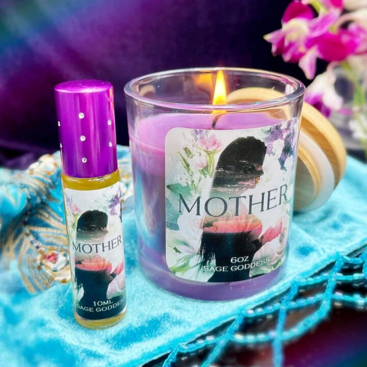 Mother Perfume & Intention Candle Duo Perfume Bottle