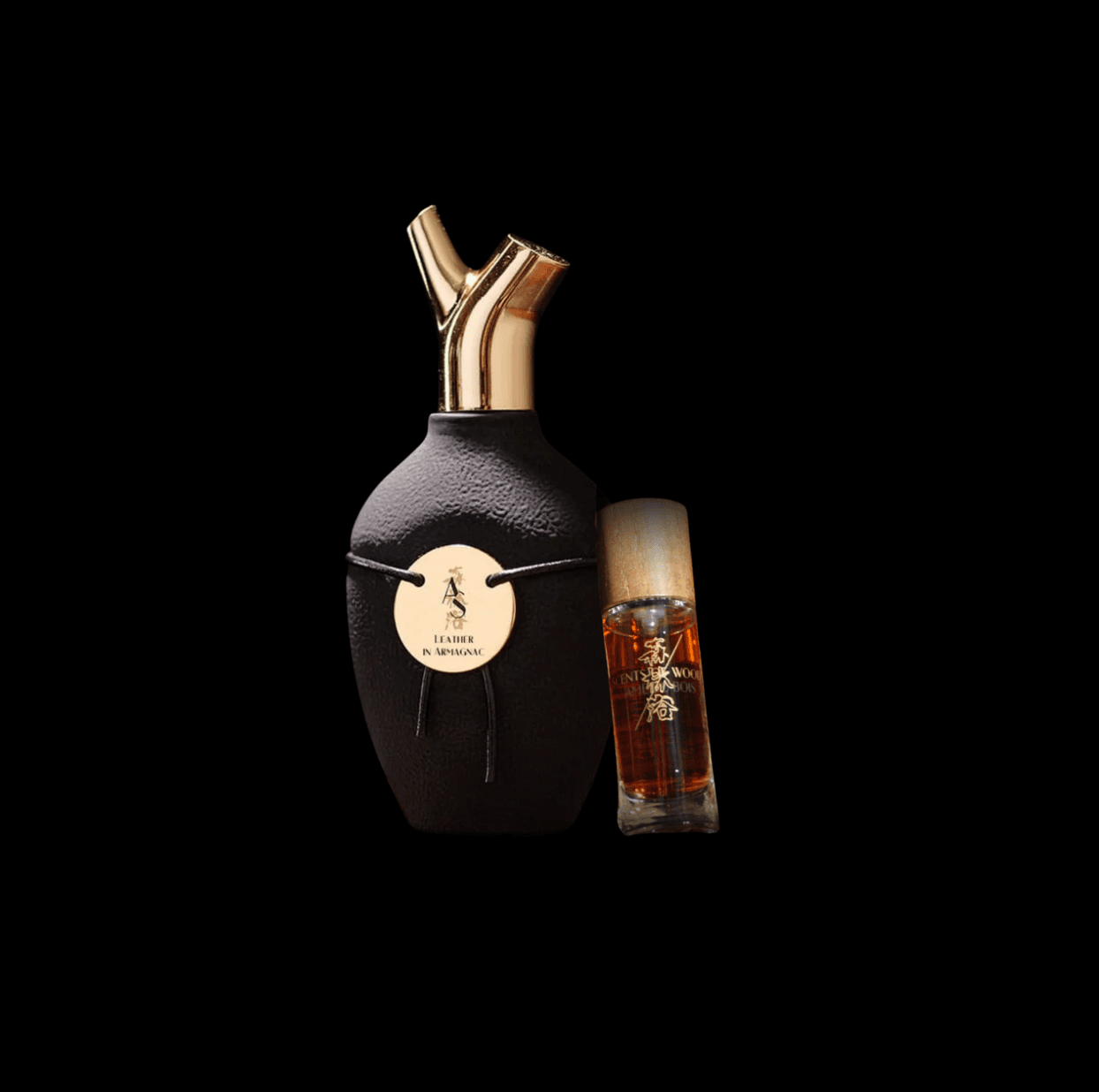Leather in Armagnac + 10ml Travel Spray Perfume Bottle