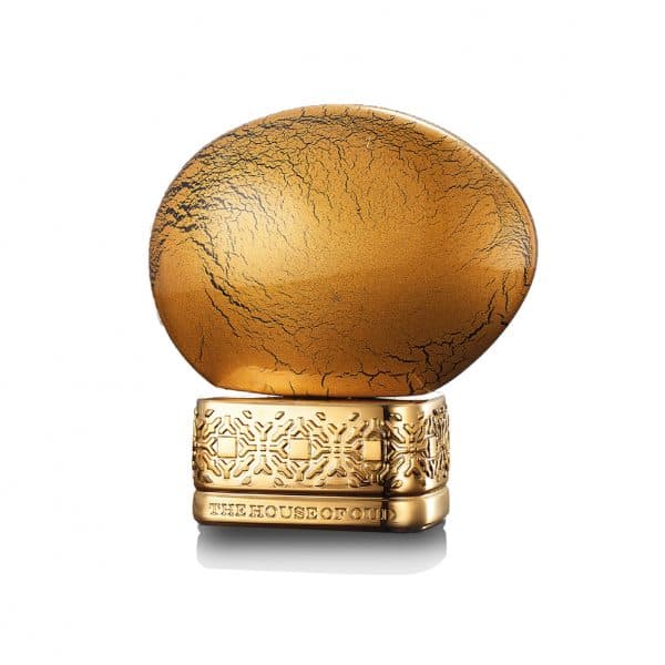 Golden Powder Perfume Bottle