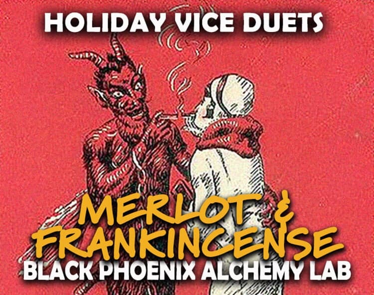 Merlot and Frankincense Perfume Bottle