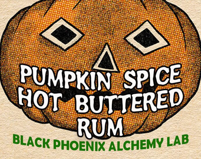 Pumpkin Spice Hot Buttered Rum Perfume Bottle