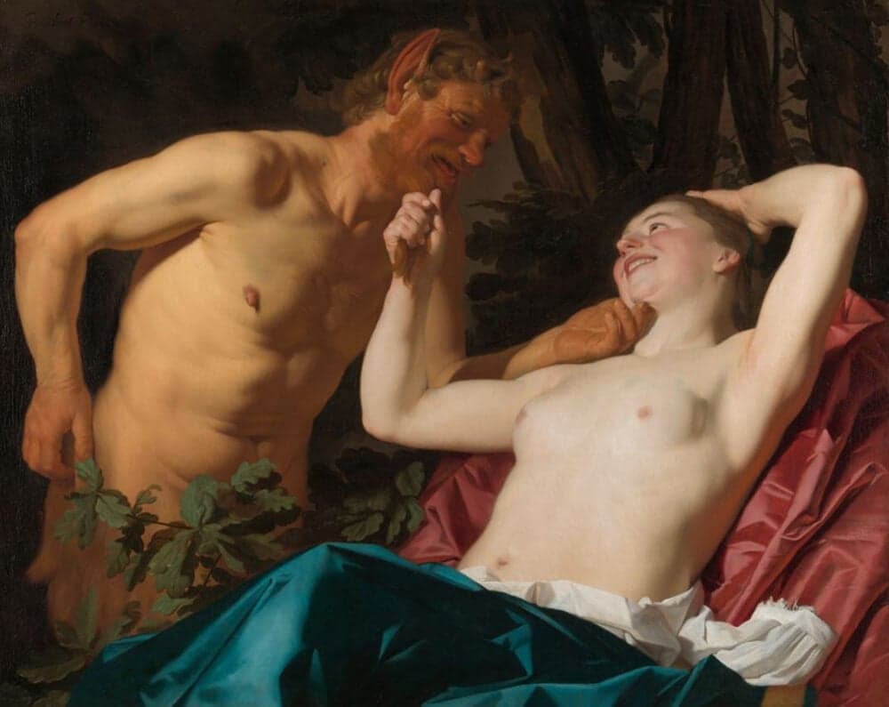 Nymph and Satyr Perfume Bottle