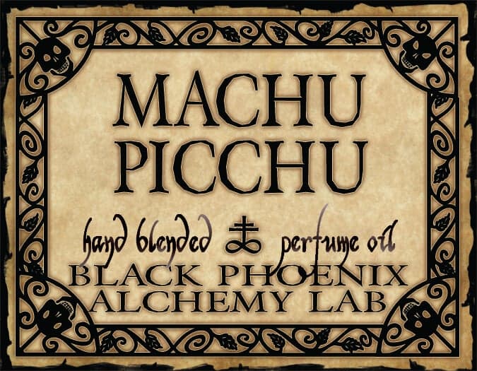 Machu Picchu Perfume Bottle