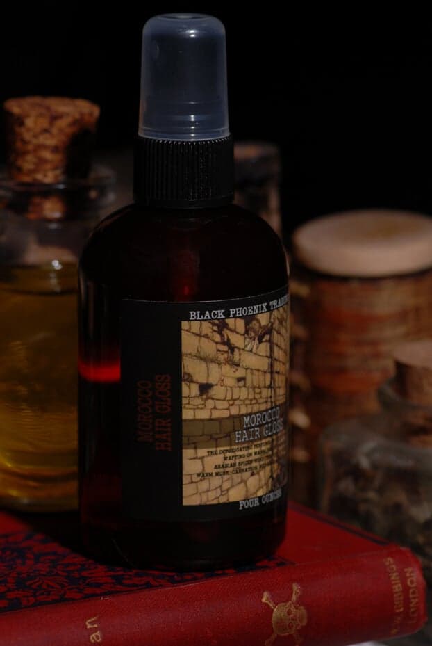 Morocco Hair Gloss Perfume Bottle