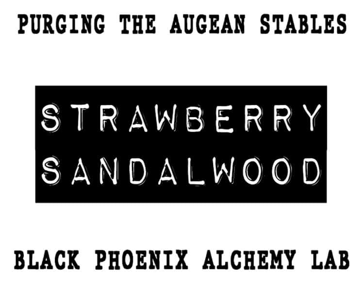 Strawberry Sandalwood Perfume Bottle