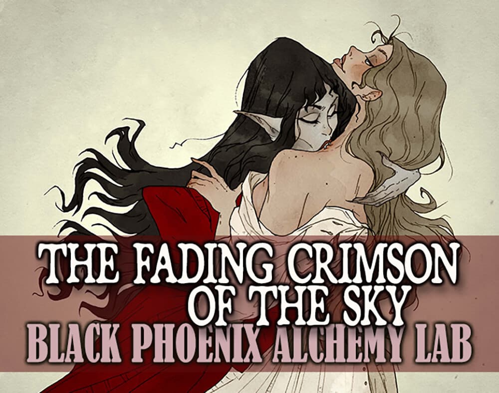 The Fading Crimson of the Sky Perfume Bottle