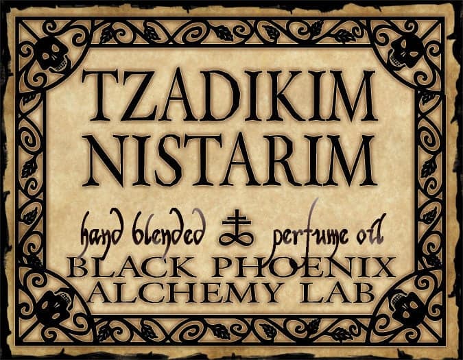 Tzadikim Nistarim Perfume Bottle