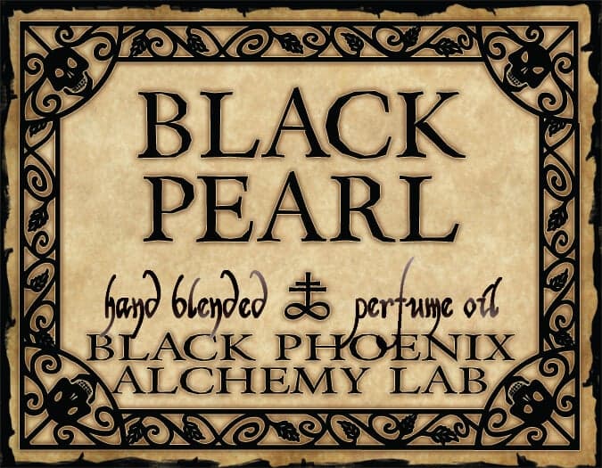 Black Pearl Perfume Bottle