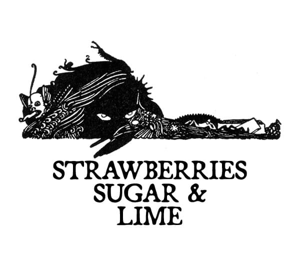 Strawberries, Sugar, and Lime Perfume Bottle