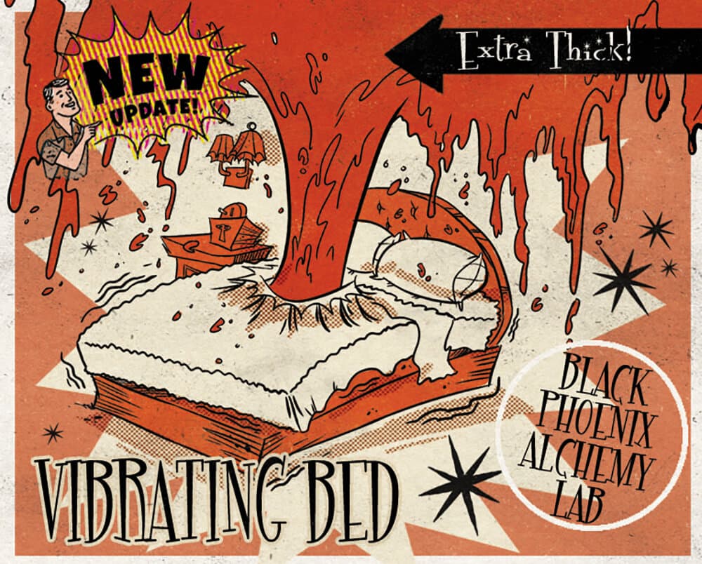 Vibrating Motel Bed Perfume Bottle