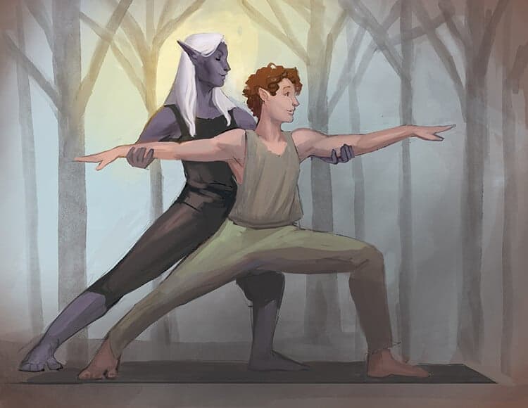 Drow Yoga Instructor Perfume Bottle