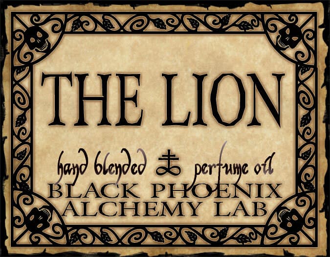 Lion Perfume Bottle
