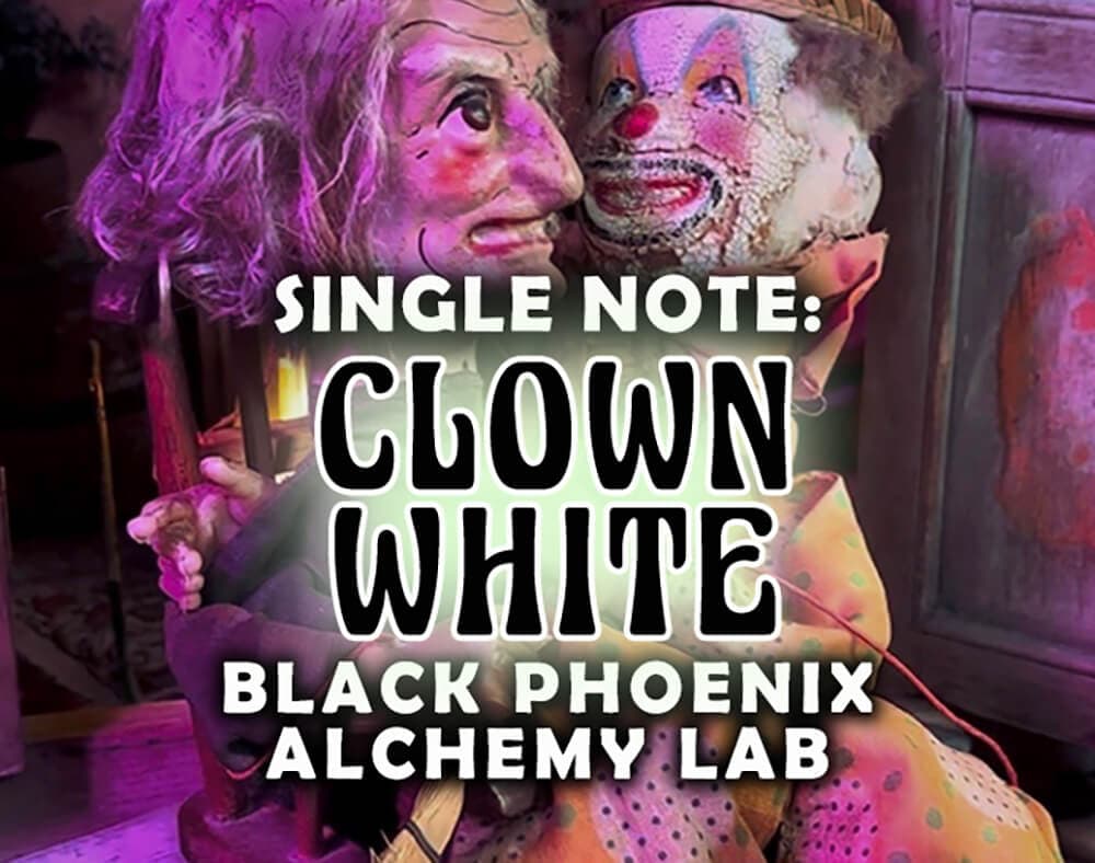 Clown White Perfume Bottle