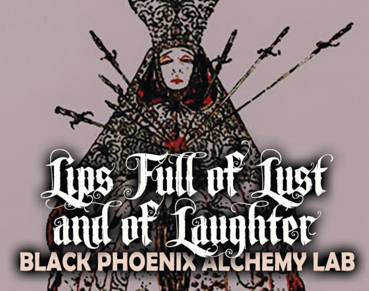 Lips Full of Lust and Laughter Perfume Bottle
