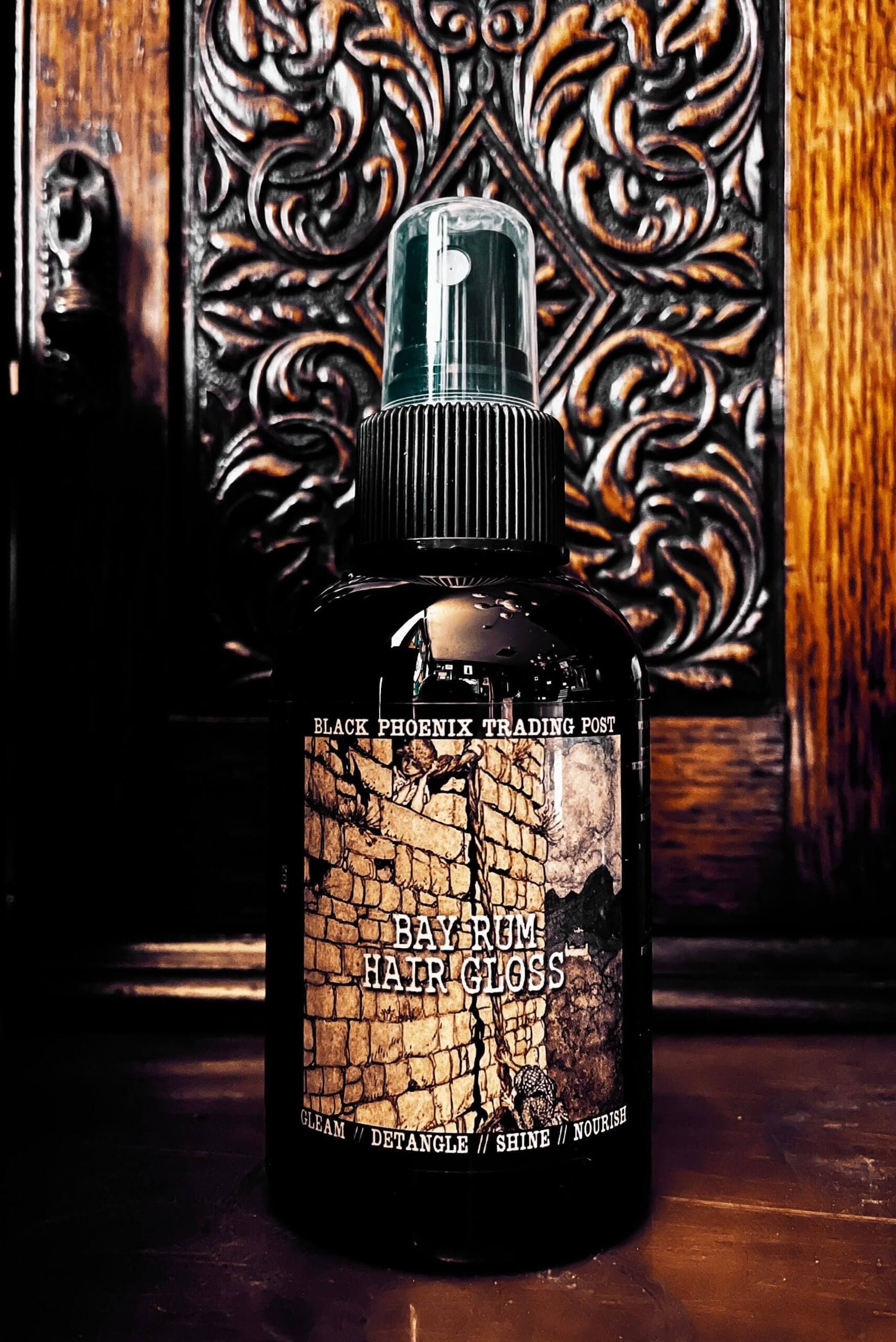Bay Rum Hair Gloss Perfume Bottle