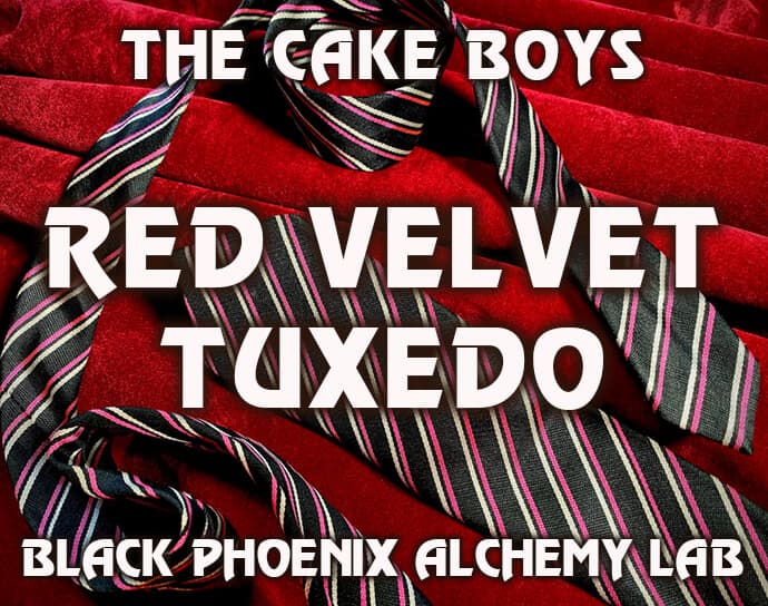 Red Velvet Tuxedo Perfume Bottle