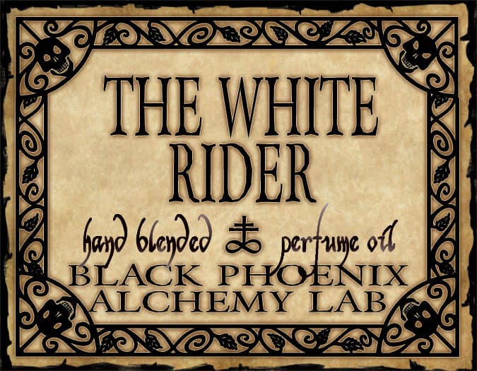 The White Rider Perfume Bottle