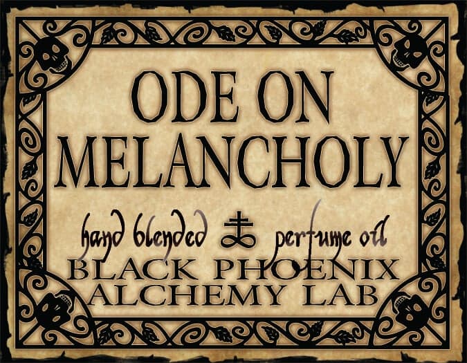 Ode on Melancholy Perfume Bottle