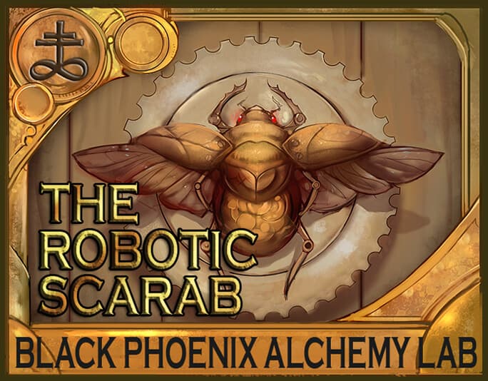 The Robotic Scarab Perfume Bottle