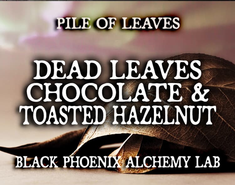 Dead Leaves, Chocolate, and Toasted Hazelnut Perfume Bottle