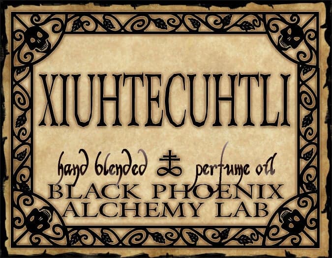 Xiuhtecuhtli Perfume Bottle