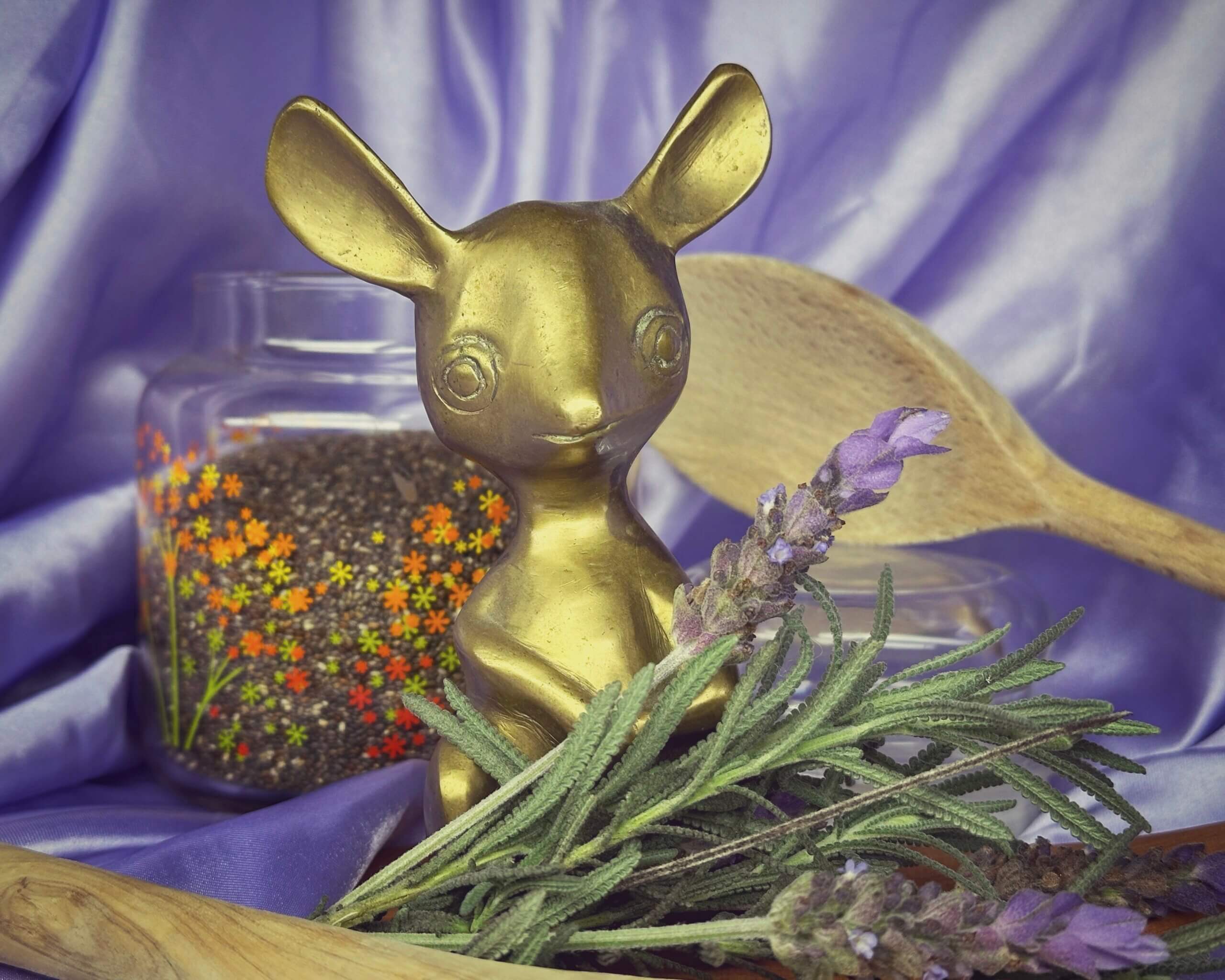 Lavender Kitchen Mouse Perfume Bottle