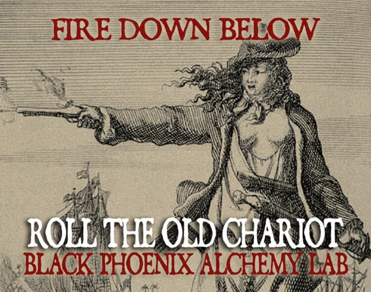 Roll the Old Chariot Perfume Bottle