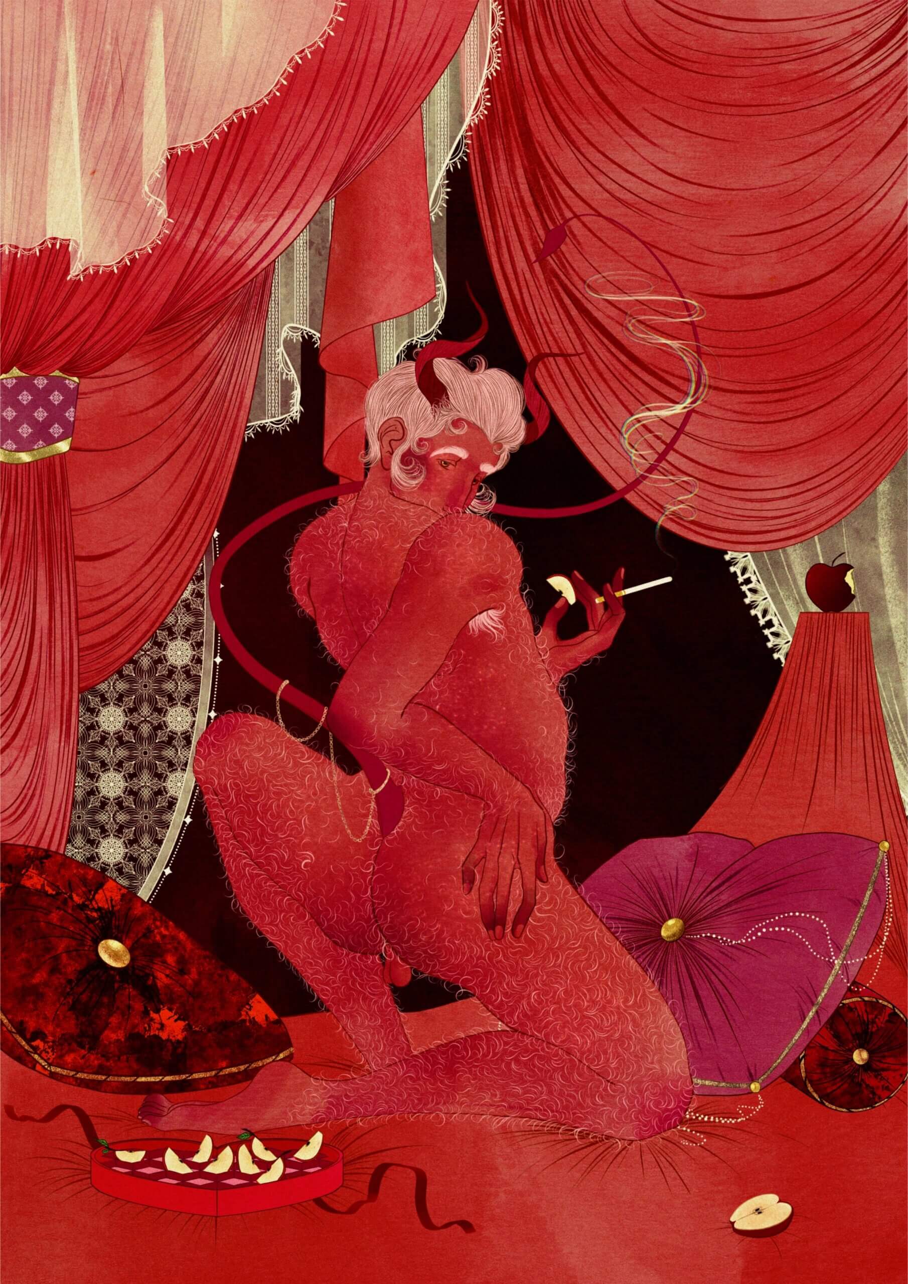 The Crimson Perfume Bottle