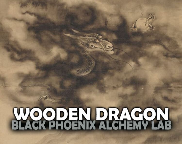 Wooden Dragon Perfume Bottle