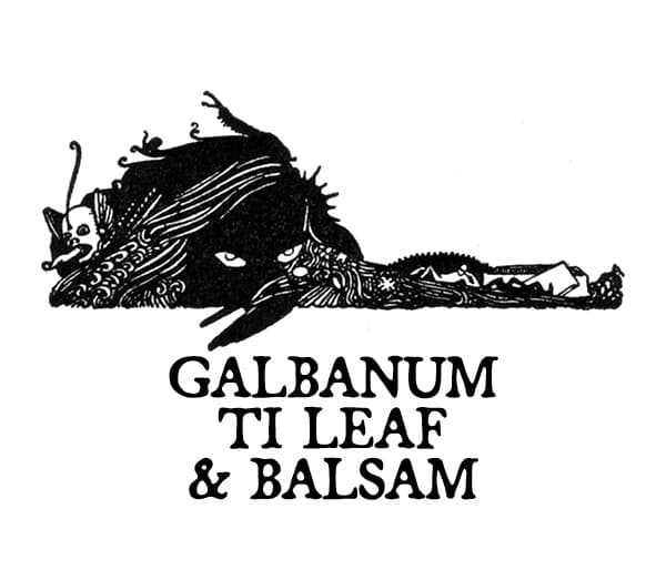 Galbanum, Ti Leaf, and Balsam Perfume Bottle