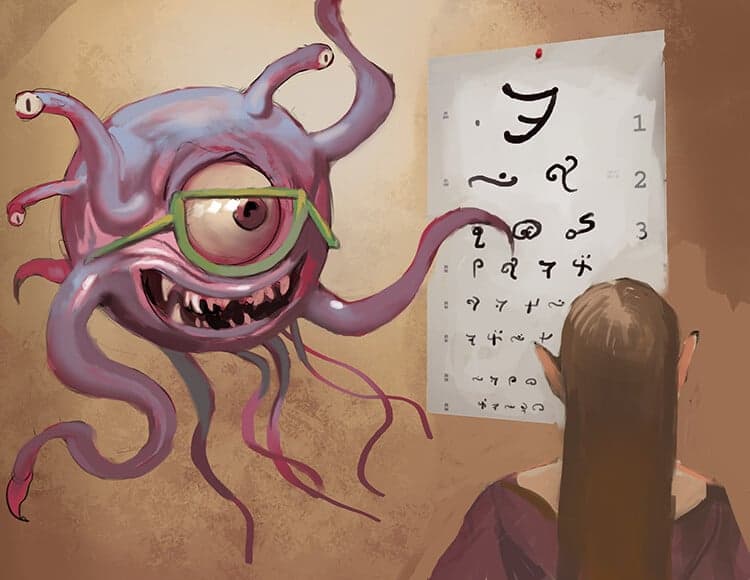Beholder Optician Perfume Bottle
