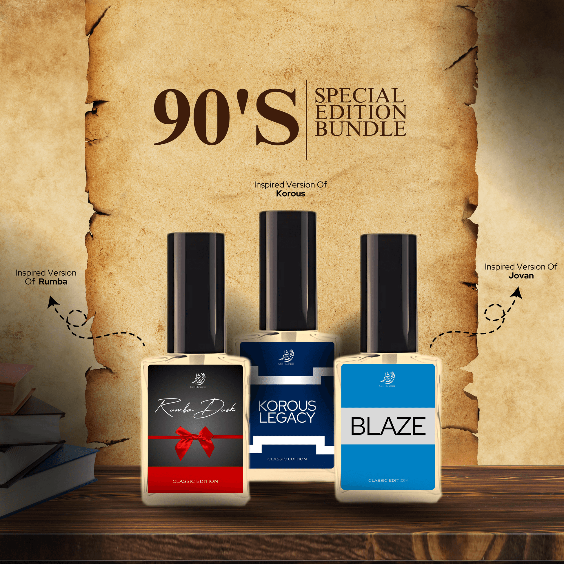 90's Bundle 3 Perfume Bottle