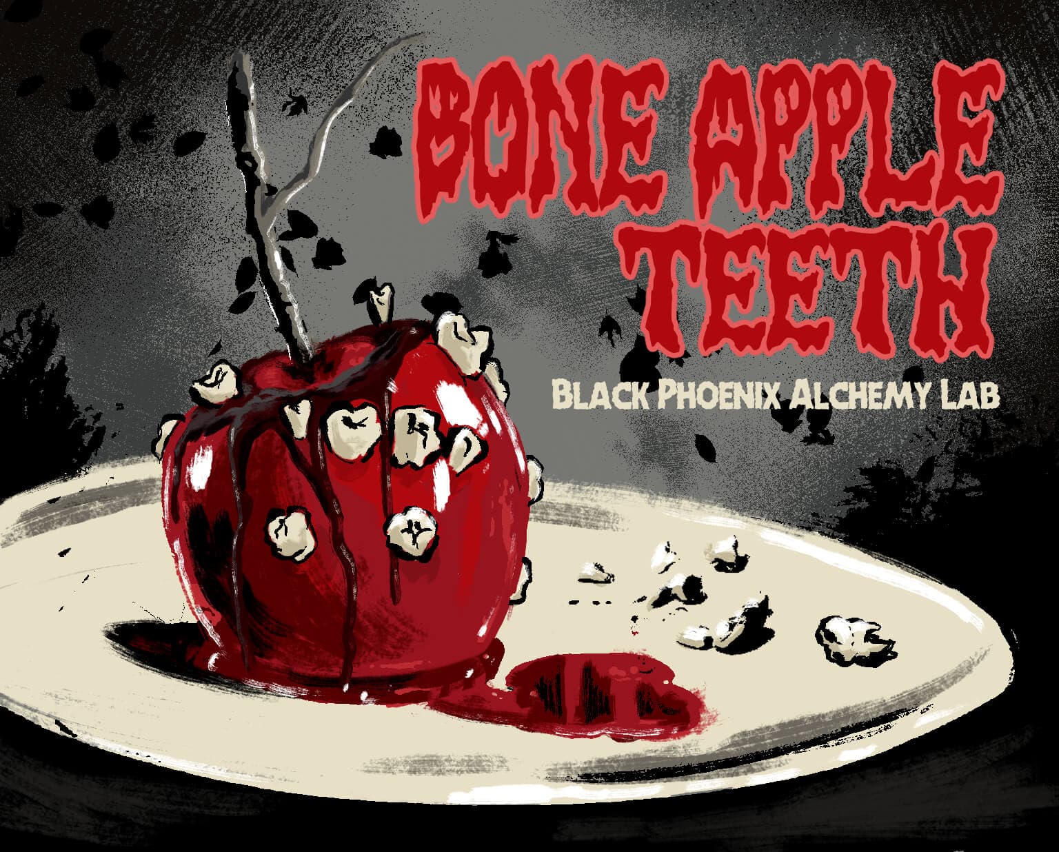 Bone Apple Teeth Perfume Bottle