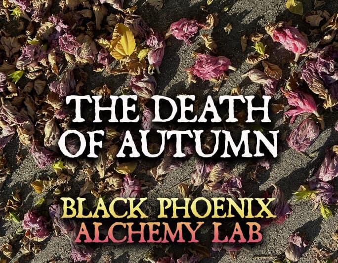 The Death of Autumn Perfume Bottle