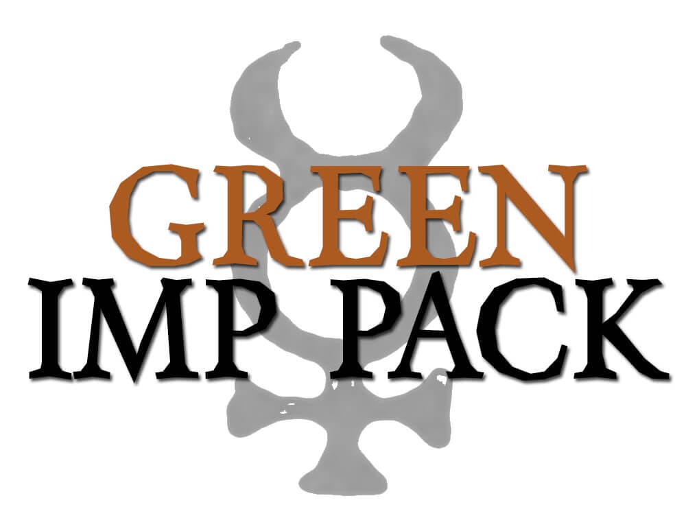 Imp Pack: Green Perfume Bottle