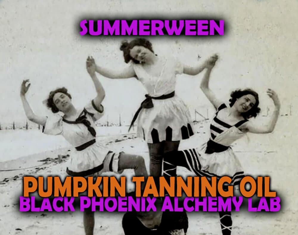 Pumpkin Tanning Oil Perfume Bottle