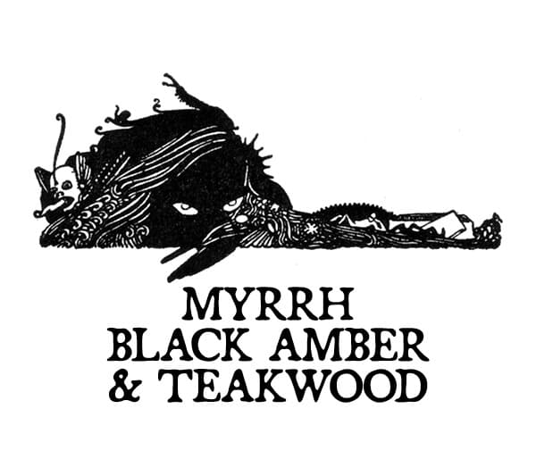 Myrrh, Black Amber, and Teakwood Perfume Bottle