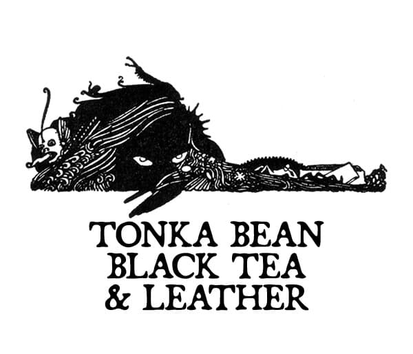 Tonka Bean, Black Tea, and Leather Perfume Bottle