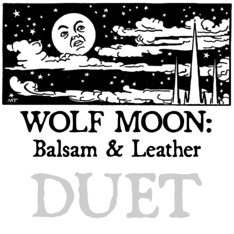 Wolf Moon: Balsam & Leather Perfume Bottle