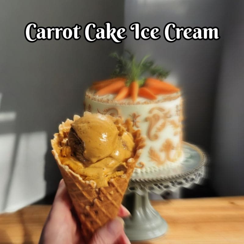 Carrot Cake Ice Cream Perfume Bottle