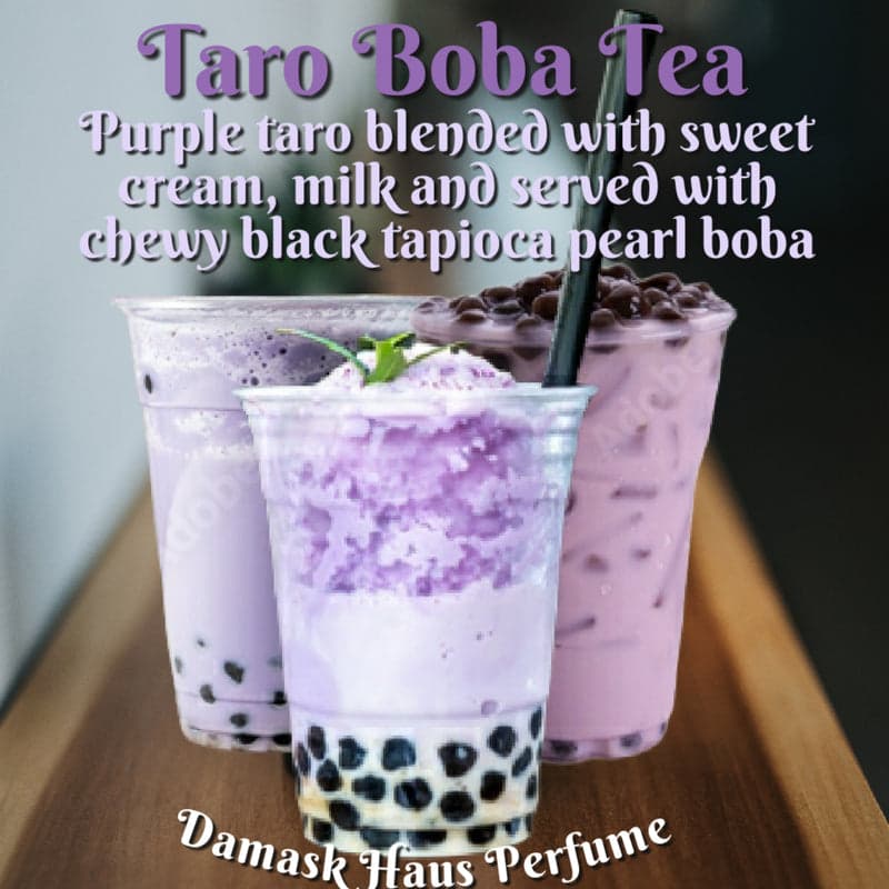 Taro Boba Tea Perfume Bottle