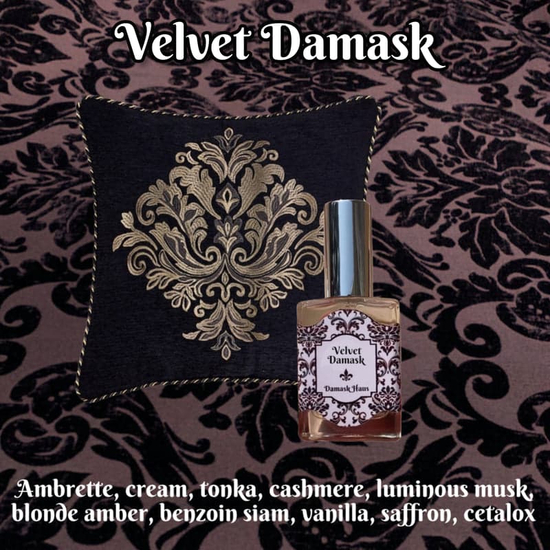 Velvet Damask Perfume Bottle