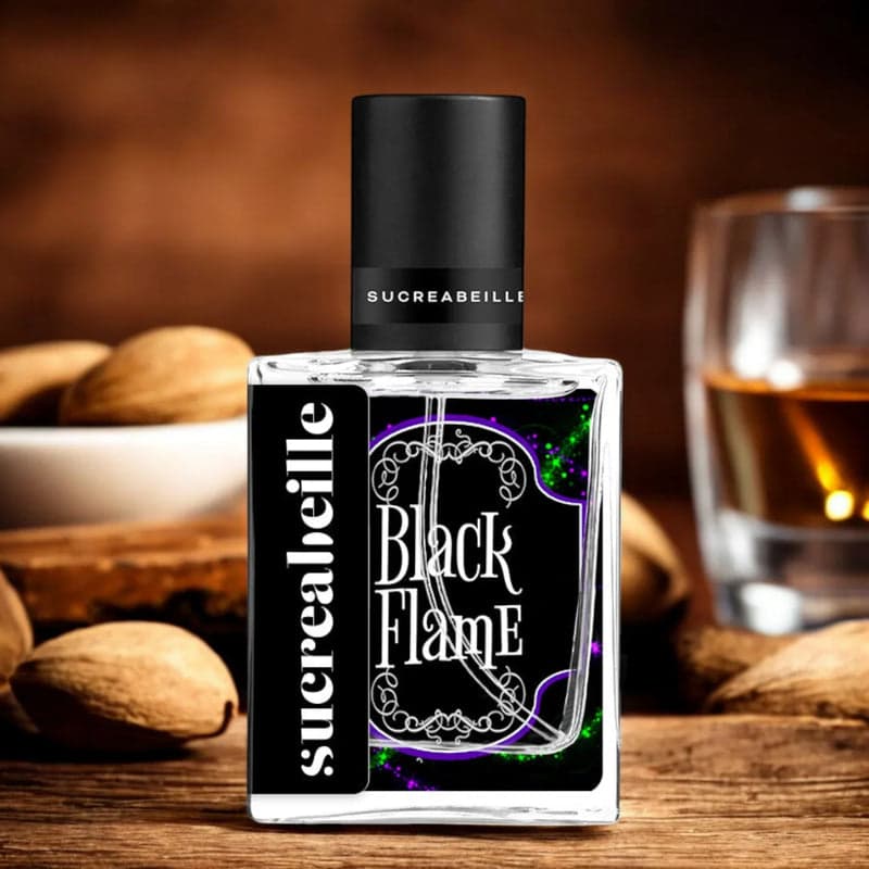 Black Flame Perfume Bottle