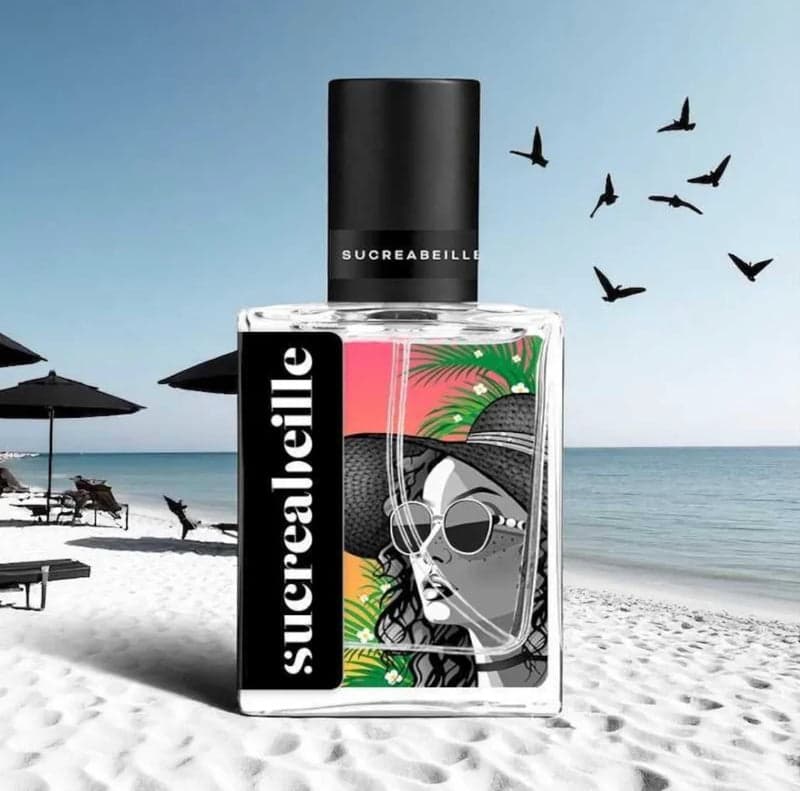 Goths at the Beach Perfume Bottle
