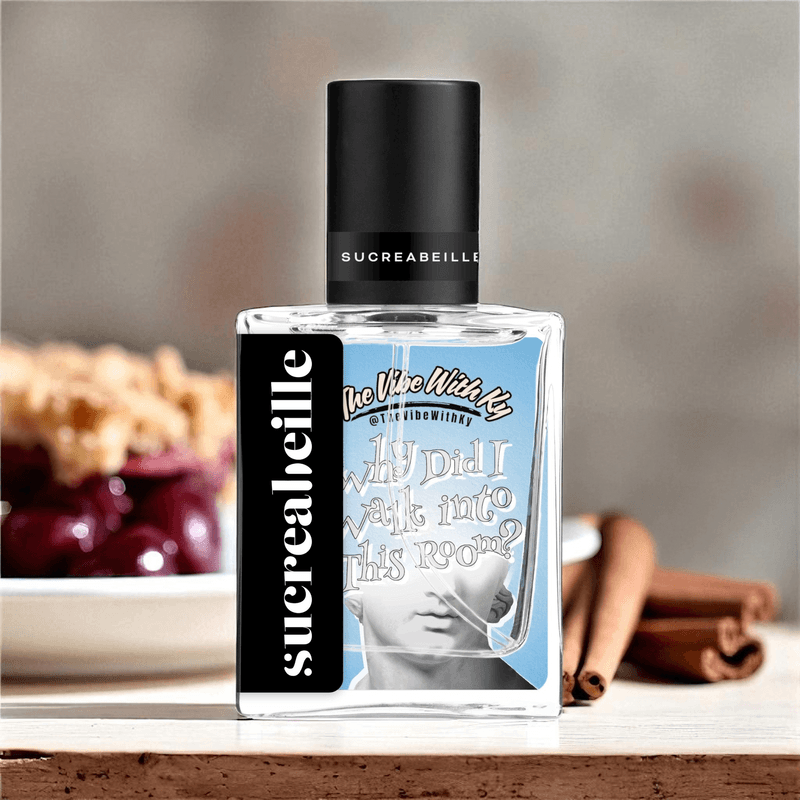 Why Did I Walk Into This Room? Collaboration With the Vibe With Ky Perfume Bottle