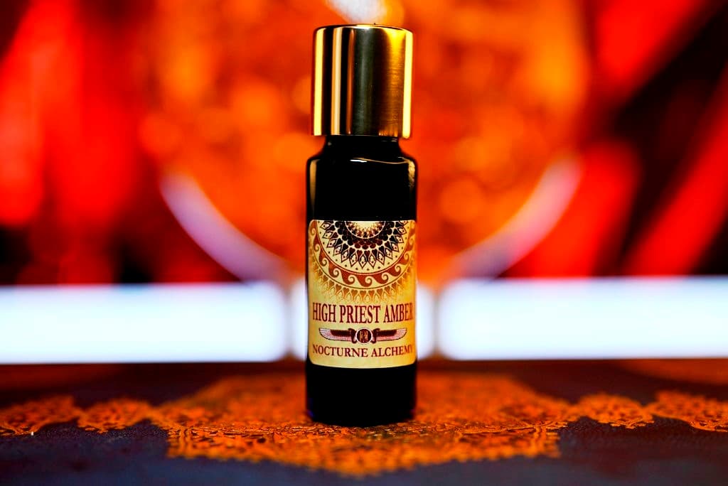 Ma'at Amber Perfume Bottle