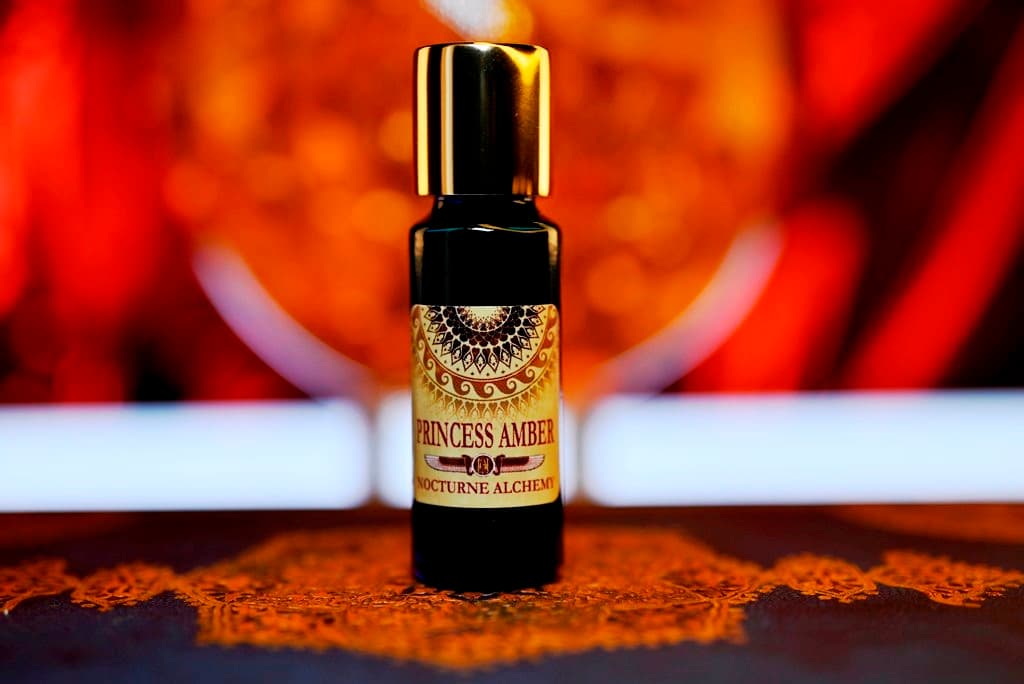 Lavender Amber Perfume Bottle